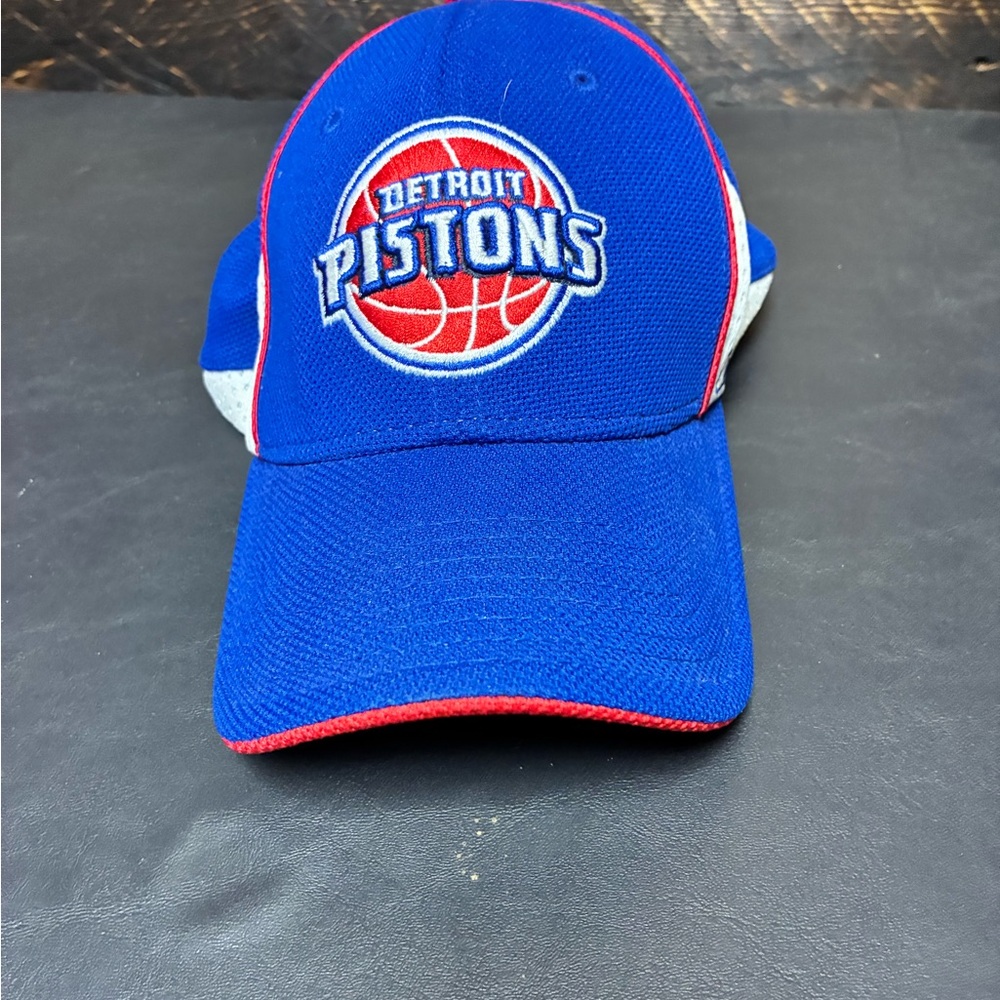 Detroit Pistons Blue and Red Cap
